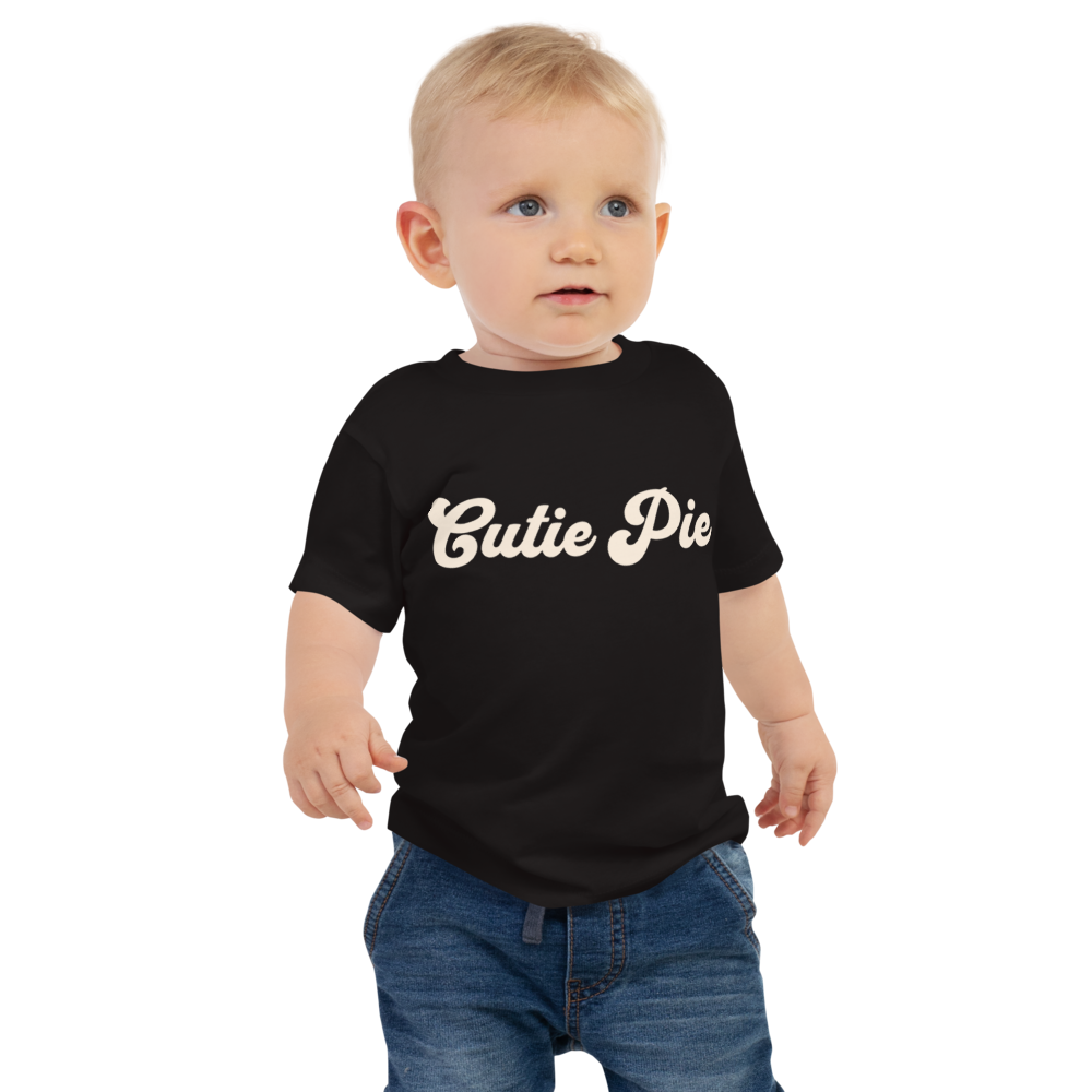 Cutie Pie Baby Tee - Black