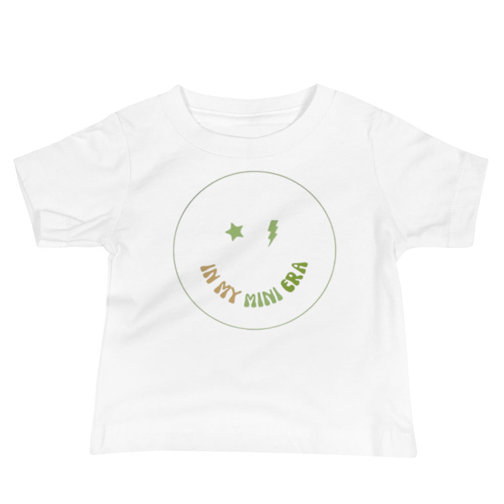 In My Mini Era Baby Tee - Green Print