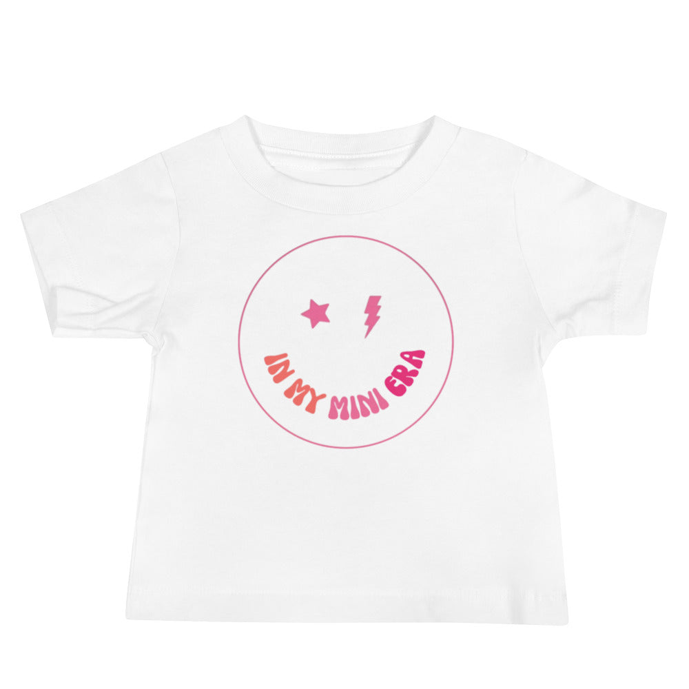 In My Mini Era Baby Tee - Pink Print