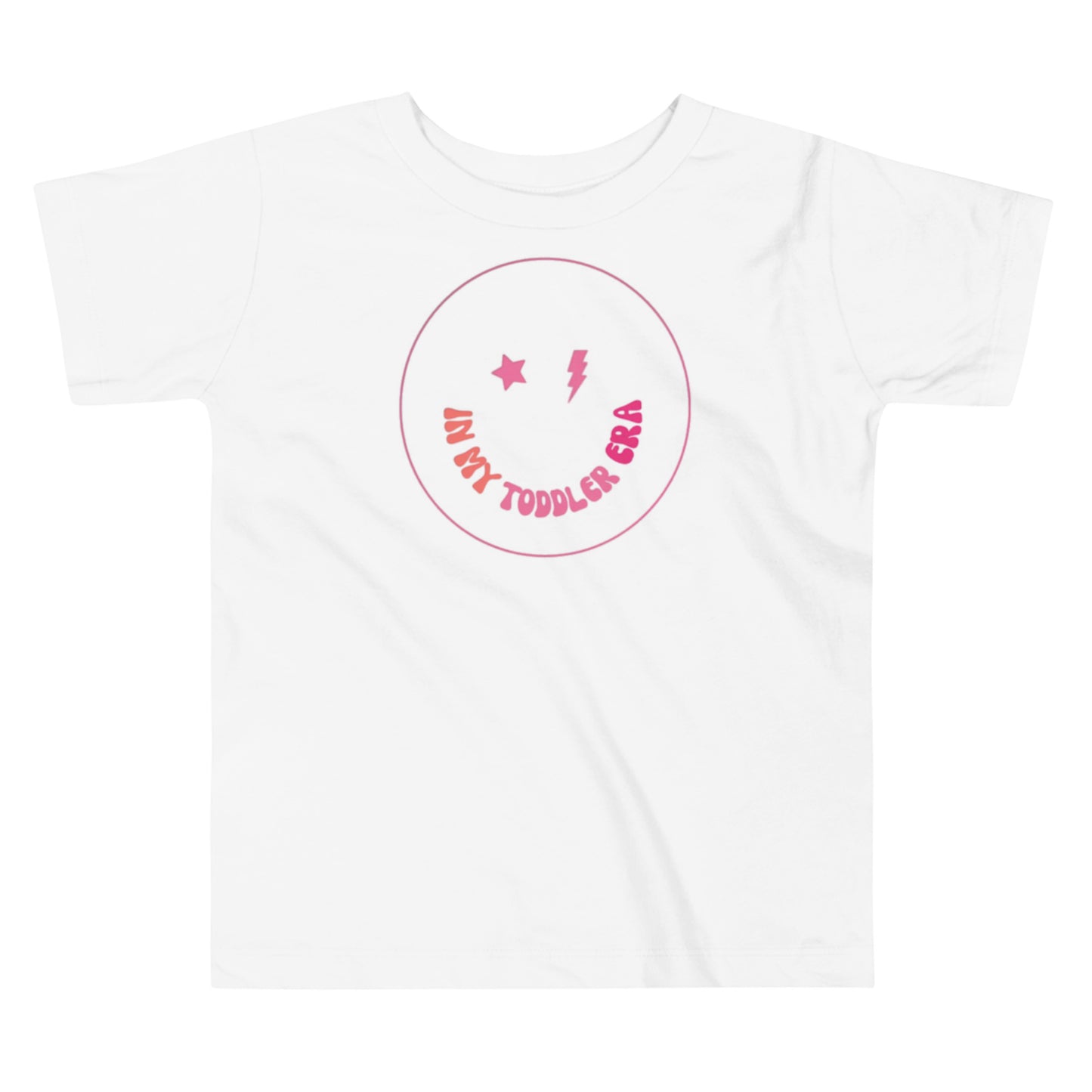 In My Toddler Era Toddler Tee - Pink Print