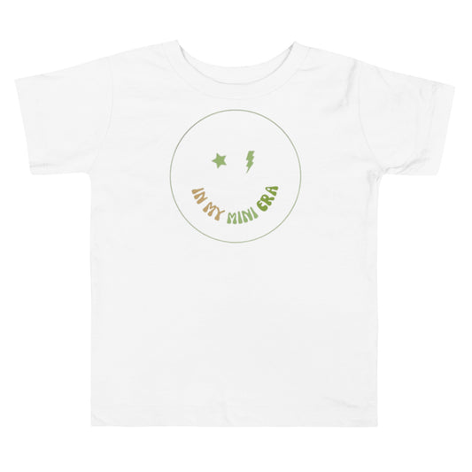 In My Mini Era Toddler Tee - Green Print