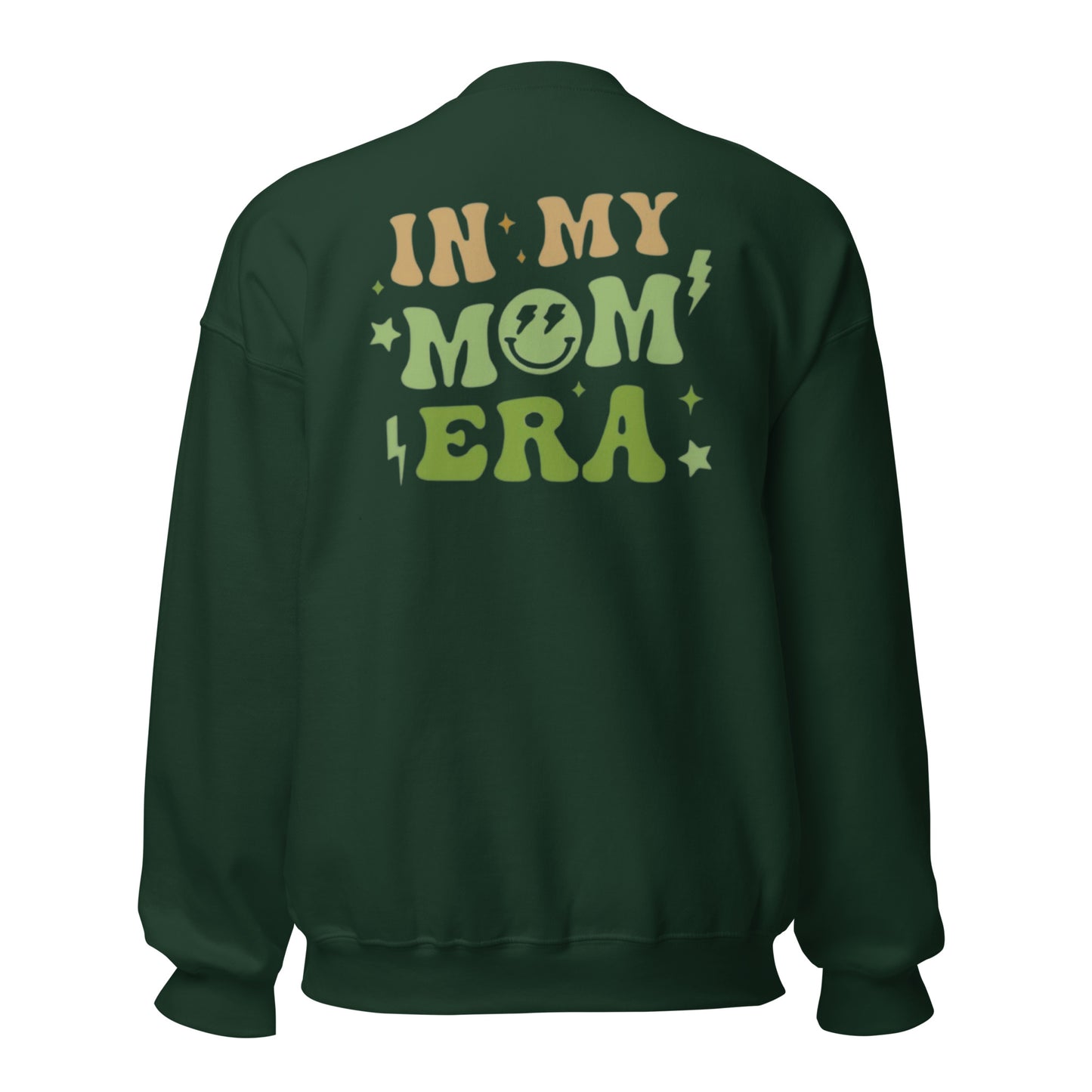 In My Mom Era Sweatshirt - Green Print