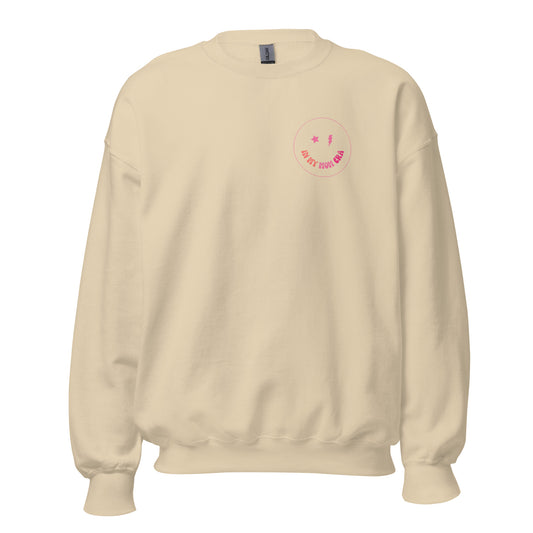 In My Mom Era Sweatshirt - Pink Print