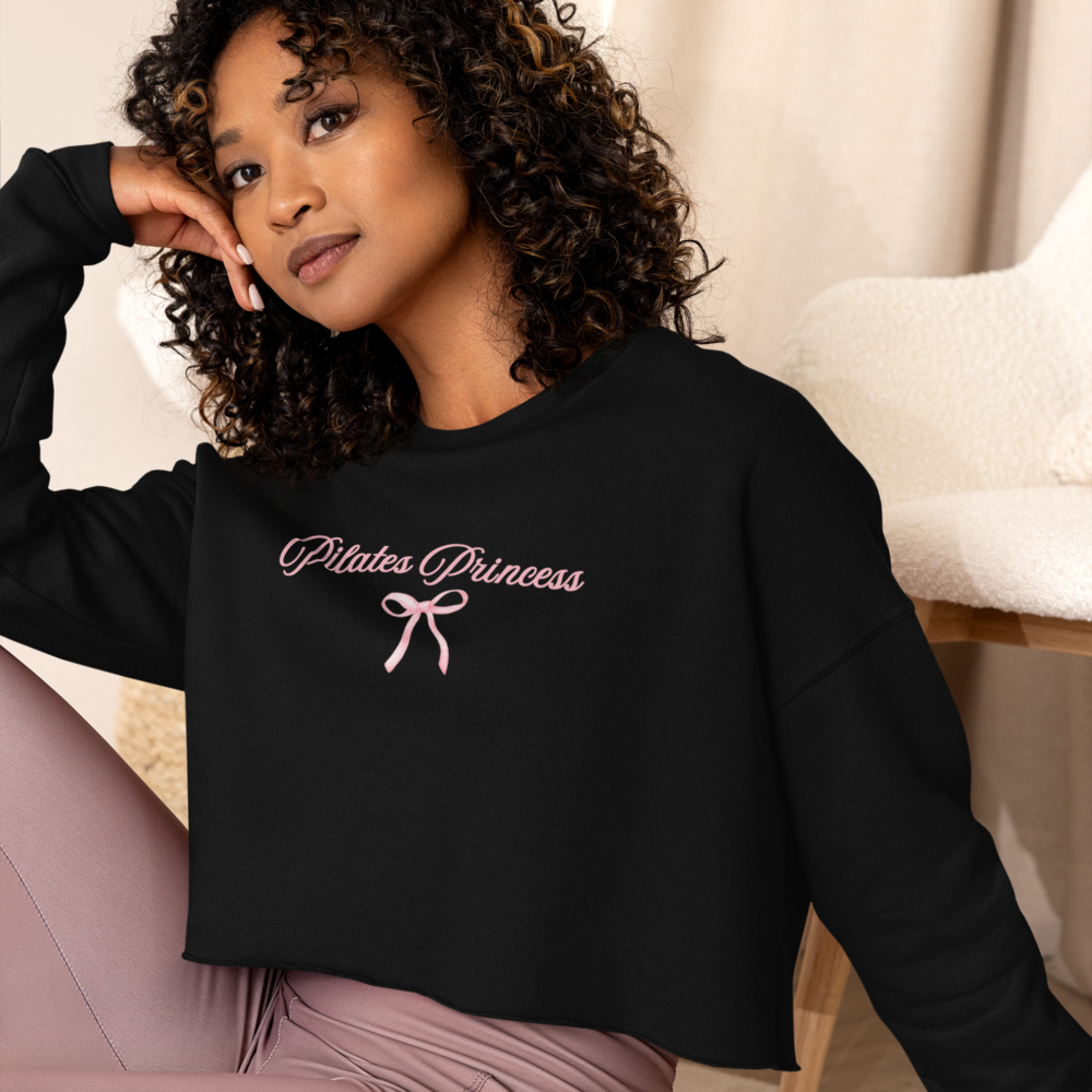 Pilates Princess Crop Sweatshirt